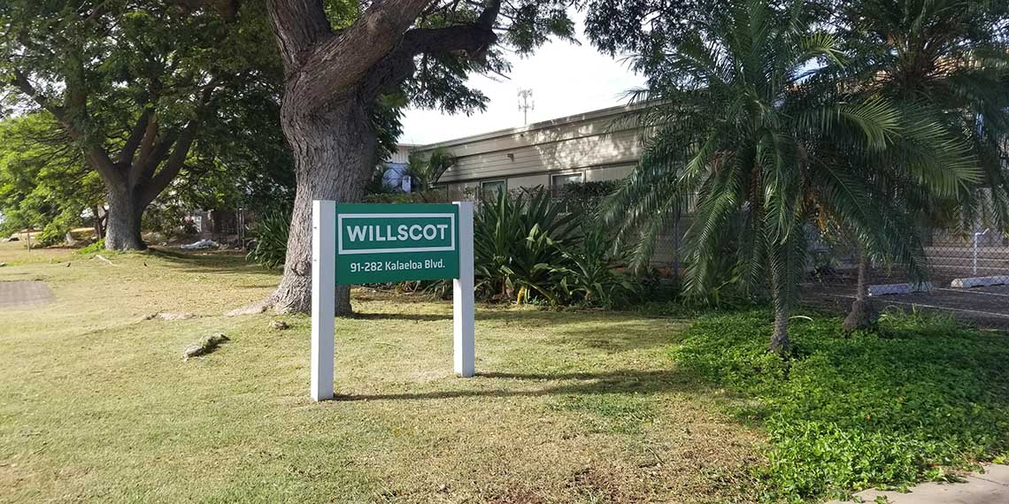 WillScot Honolulu, HI sign