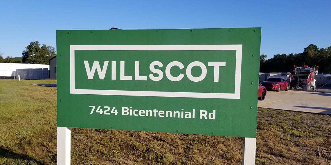 WillScot signage in Little Rock, AR