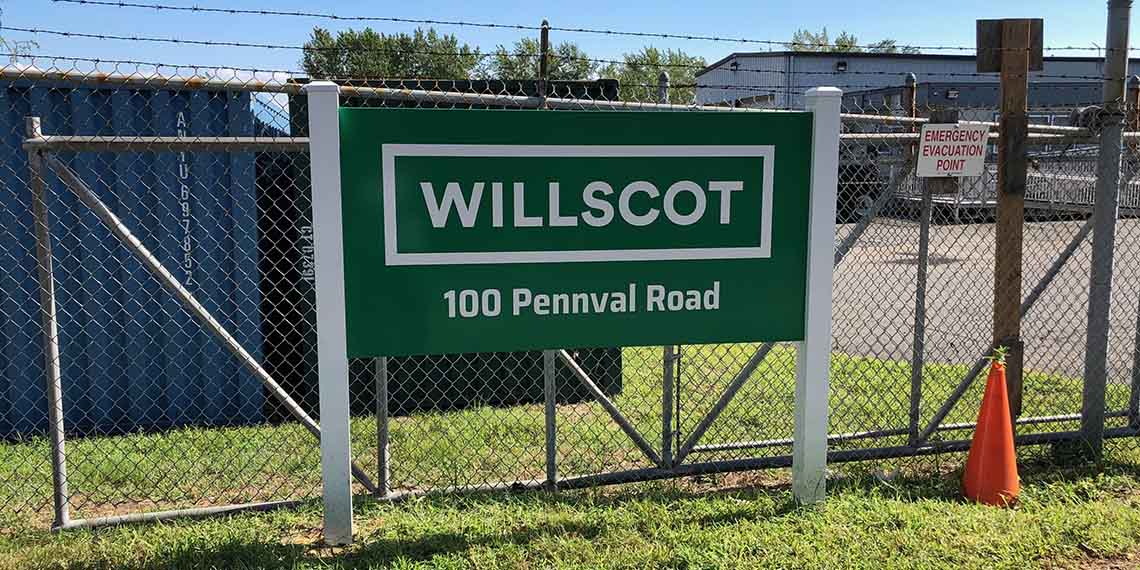WillScot signage in South New York City