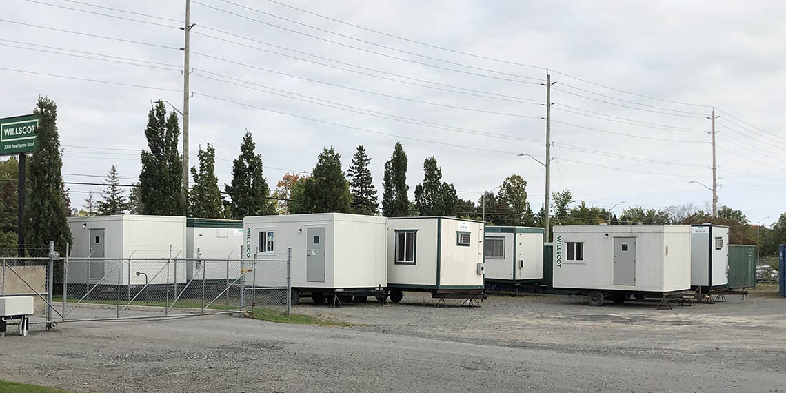 mobile office trailers at WillScot Ottawa