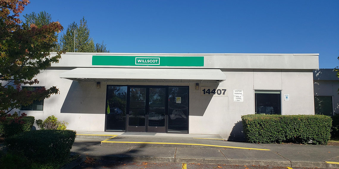 front entrance to WillScot Seattle, WA
