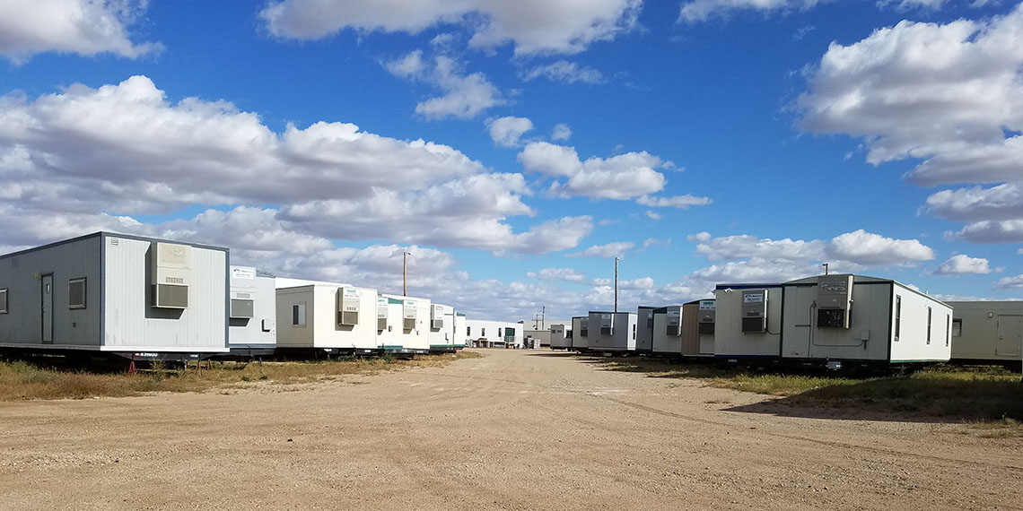 mobile office trailers at WillScot Williston, ND